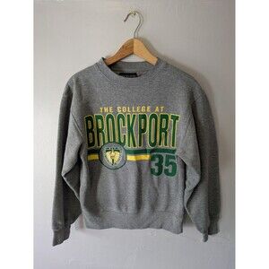 Brockport Sweatshirt Golden Eagles College Sweater Jansport XS y2k